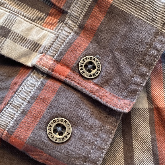 HarleyDavidson Shirts Euc Mens Harley Davidson Flannel Size L